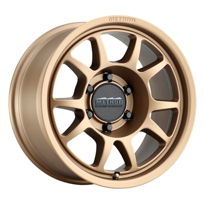 Method MR702 17x8.5 0mm Offset 6x5.5 106.25mm CB Method Bronze Wheel