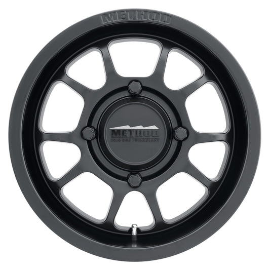 Method MR409 Bead Grip 15x10 / 5+5/0mm Offset / 4x136 / 106.25mm CB Matte Black Wheel