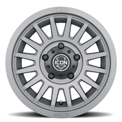 ICON Recon SLX 17x8.5 5x4.5 0mm Offset 4.75in BS 71.5mm Bore Charcoal Wheel