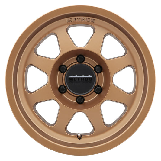 Method MR701 17x8.5 0mm Offset 6x5.5 106.25mm CB Method Bronze Wheel