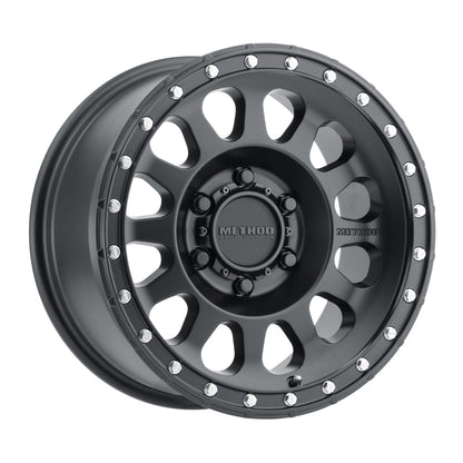 Method MR315 17x8.5 0mm Offset 6x135 87mm CB Matte Black Wheel