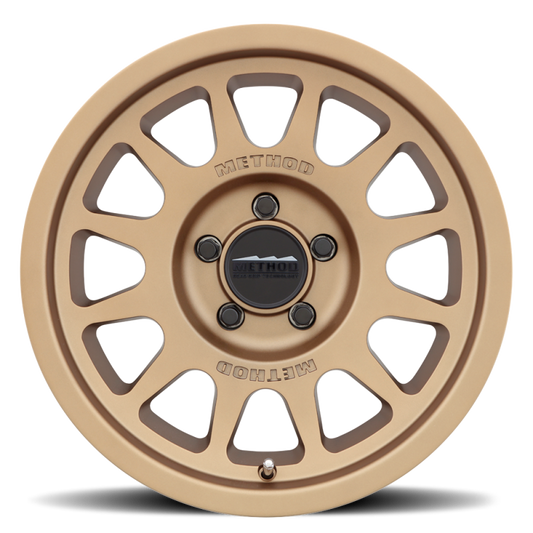 Method MR703 17x8.5 0mm Offset 5x5 71.5mm CB Method Bronze Wheel