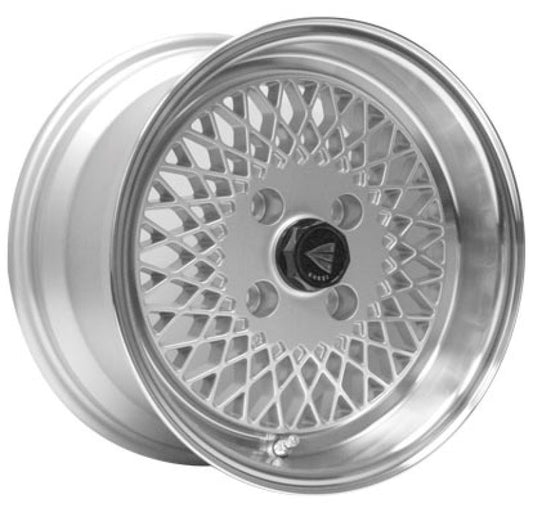 Enkei92 Classic Line 15x8 25mm Offset 4x100 Bolt Pattern Silver Wheel