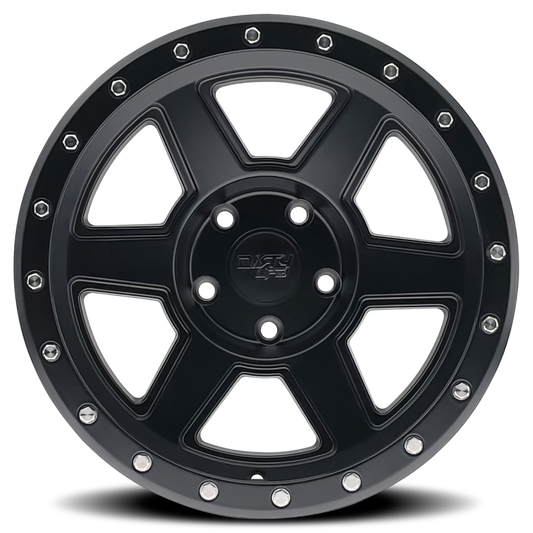 Dirty Life 9315 Compound 17x9 / 6x139.7 BP / -12mm Offset / 106mm Hub Matte Black Wheel