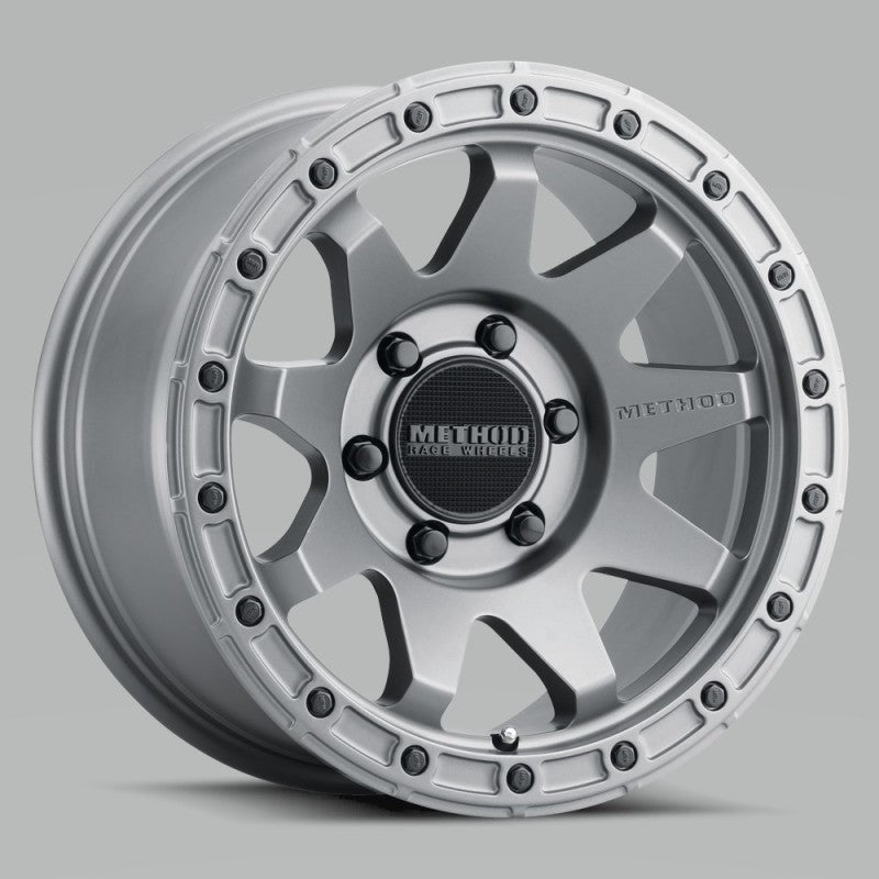 Method MR317 17x8.5 0mm Offset 6x5.5 106.25mm CB Matte Titanium Wheel