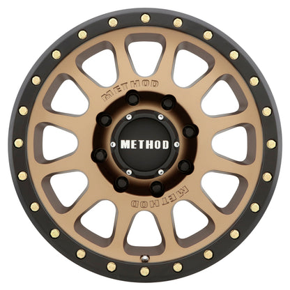 Method MR305 NV HD 18x9 +18mm Offset 8x170 130.81mm CB Method Bronze/Black Street Loc Wheel