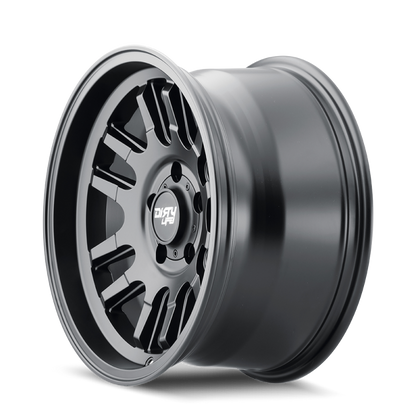 Dirty Life 9310 Canyon 17x9 / 6x139.7 BP / -12mm Offset / 106mm Hub Matte Black Wheel