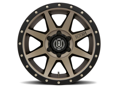 ICON Rebound 17x8.5 6x5.5 25mm Offset 5.75in BS 95.1mm Bore Bronze Wheel