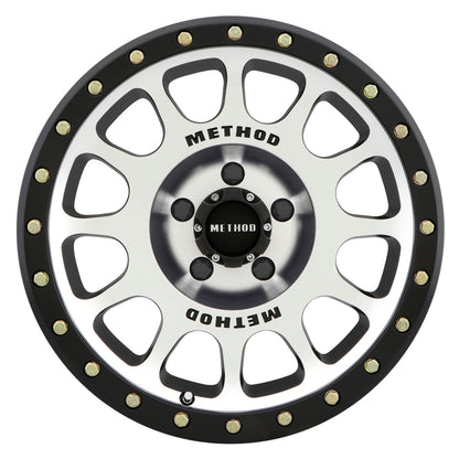 Method MR305 NV 17x8.5 0mm Offset 5x5 94mm CB Machined/Black Street Loc Wheel