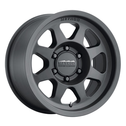 Method MR701 17x8.5 0mm Offset 6x5.5 106.25mm CB Matte Black Wheel