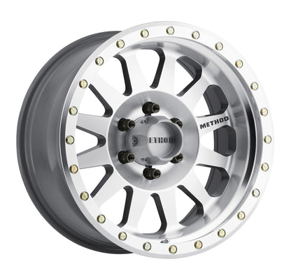 Method MR304 Double Standard 17x8.5 0mm Offset 6x135 94mm CB Machined/Clear Coat Wheel