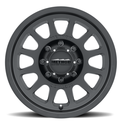 Method MR703 17x8.5 0mm Offset 8x6.5 130.81mm CB Matte Black Wheel