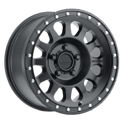 Method MR315 17x8.5 0mm Offset 5x150 110.5mm CB Matte Black Wheel