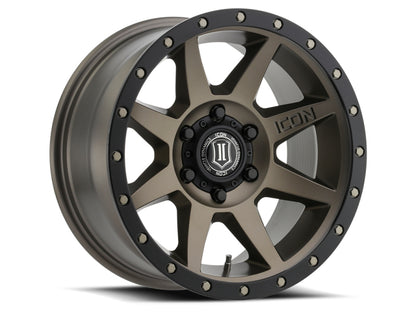 ICON Rebound 17x8.5 6x135 6mm Offset 5in BS 87.1mm Bore Bronze Wheel