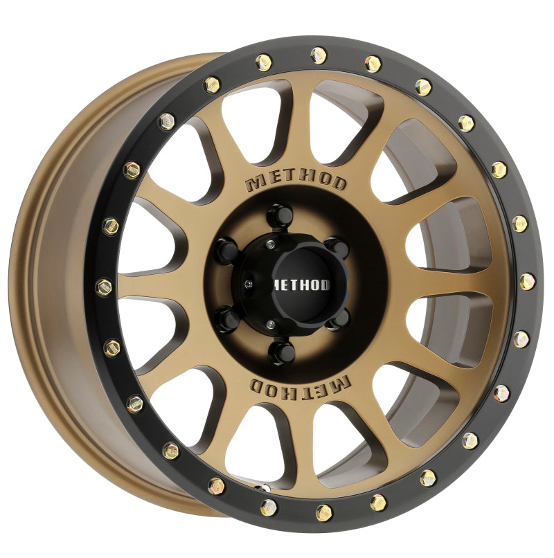 Method MR305 NV 17x8.5 0mm Offset 6x5.5 108mm CB Method Bronze/Black Street Loc Wheel