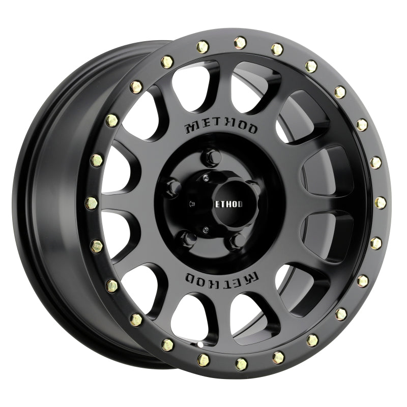 Method MR305 NV 17x8.5 0mm Offset 5x4.5 83mm CB Matte Black Wheel