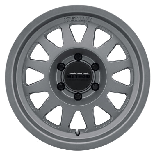 Method MR704 17x8.5 0mm Offset 5x5.5 108mm CB Matte Titanium Wheel