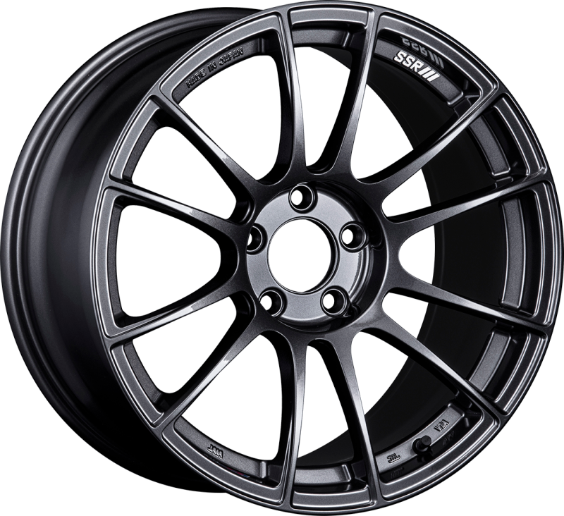 SSR GTX04 18x9.5 5x114.3 40mm Offset Dark Gunmetal Wheel